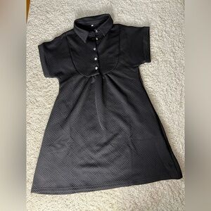 Women’s Size Small Black Short Sleeve Dress NWOT